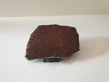 Red Serpentine Slab / Slice 168g Polished Crystal Specimen / Rock Mineral Sample