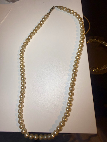 Vintage pearl necklace - vintage,