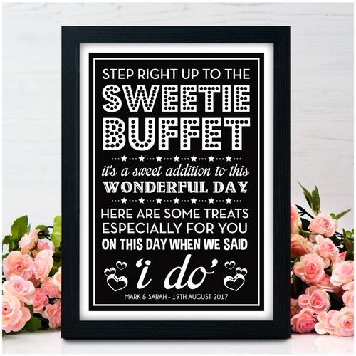 Personalised wedding signs - personalised,