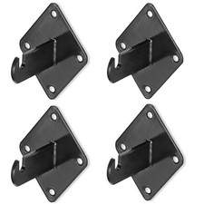 BLACK GRID MESH WALL BRACKET PACK OF 4