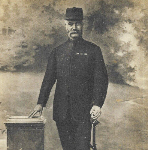 Military cabinet card photo - military,