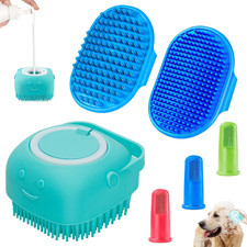 6PCS Dog Bath Brush & Dog