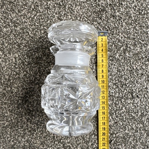 Small glass crystal decanter - small,