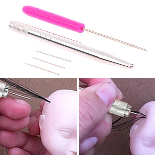 Diy doll hair needle - needle,