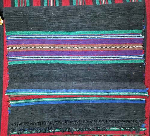 Handwoven rag rug 80x320 - handwoven,
