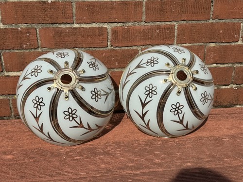 Pair vintage 1980s glass - vintage,