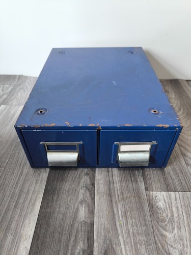 Vintage metal drawer index - vintage, 2