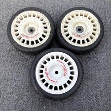 RC Tamiya Vintage Escort Focus RS Tyres Wheels 3x Set Rally Car