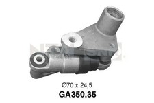 V-belt tensioner pulley