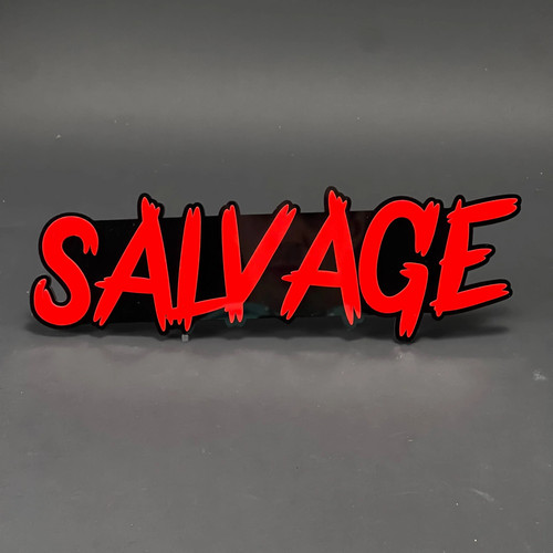 1pc salvage acrylic badge - 1pc,