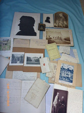 Antique Ephemera Silouette Richardson Family Elswick Newcastle upon Tyne 17-1800