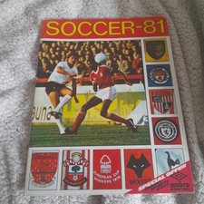 FKS Soccer 81 Football Sticker Album (1981) Incomplete Book