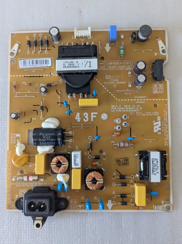 Power supply board led - 43",