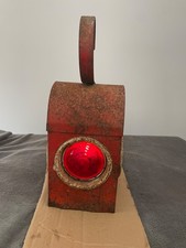 Vintage Somerset County Council Paraffin roadworks GEOPI Lamp Lantern Working