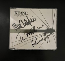 Signed Keane CD Single Everybody’s Changing Song Autographed