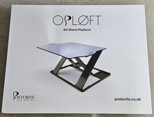 Posturite Oploft Desk Sit to Stand Platform, Ergonomic Rest