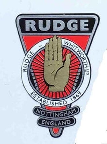 Rudge fork decals - rudge,