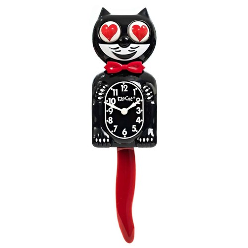 Crimson royale kit cat clock - crimson,