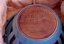 Goodmans 12 inch Axiom 301 speakers with Trebax crossover 5k/20xl PAIR