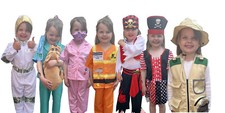 Childrens Kids Role Play Career Pretend Job Fancy Dress Costumes For Ages 3-7yo