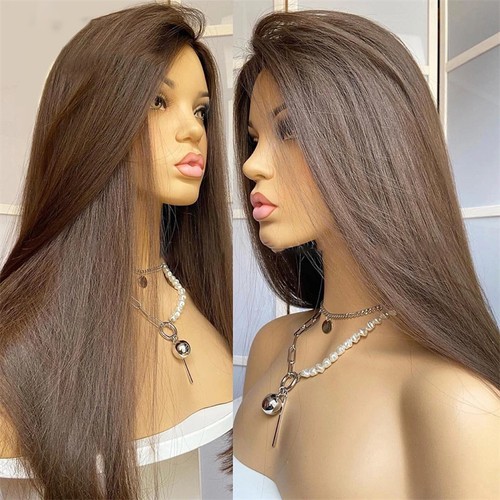 Long straight glue less - straight, lace