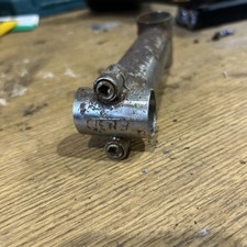 Vintage 90’s GT Silver Steel 130mm Threadless Bicycle Stem 1 1/8"