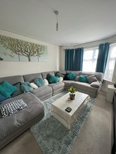 Grey Corner Sofa L Shape with