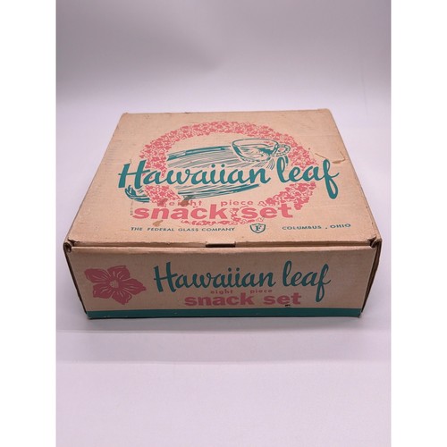 Federal glass hawaiian - federal, leaf