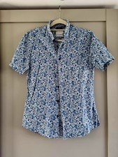 Liberty Print For Topman Short Sleeve Shirt Size S