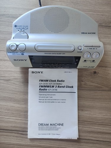 Sony icf c470l dream machine - sony,