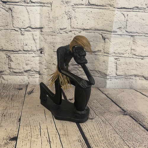 15cm kneeling drummer african - 15cm,