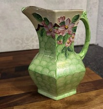 Antique Maling Art Deco Green