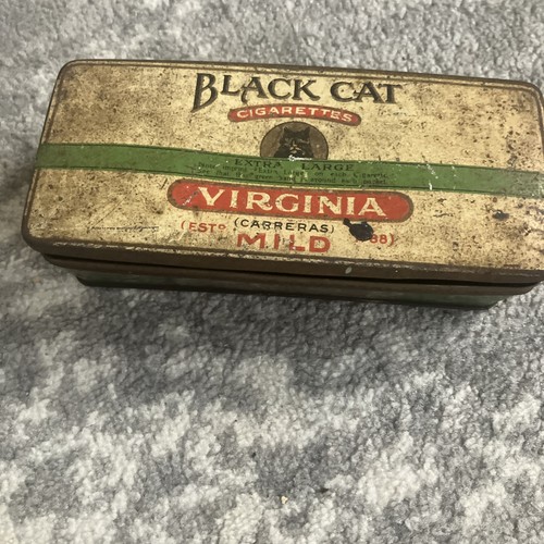 Vintage black cat cigarette - black,