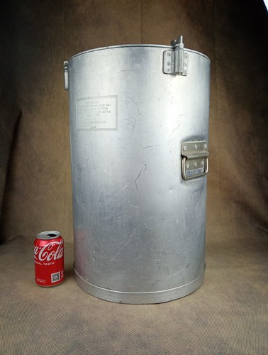 Aluminium grundy bin - aluminium,
