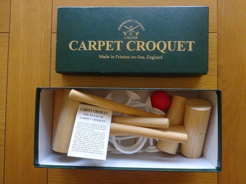 Carpet croquet set box - set,