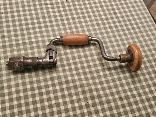 Vintage ratchet auger brace - brace, by