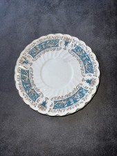 Saucer Rialto Blue MYOTT Meakin STAFFORDSHIRE Tan Scrolls Blue Dragon