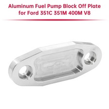 Aluminum Fuel Pump Block Off