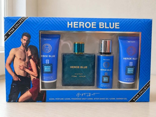 Heroe blue piece men s - blue, 4-piece