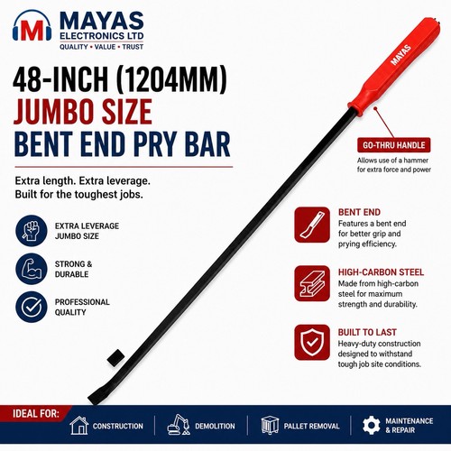 Pry bar large - large, 48"