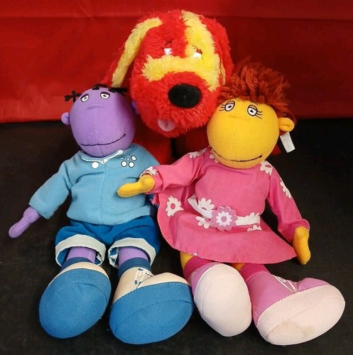Tweenies set three plushes - three,