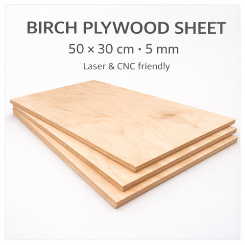 Birch plywood sheet - sheet, 5mm