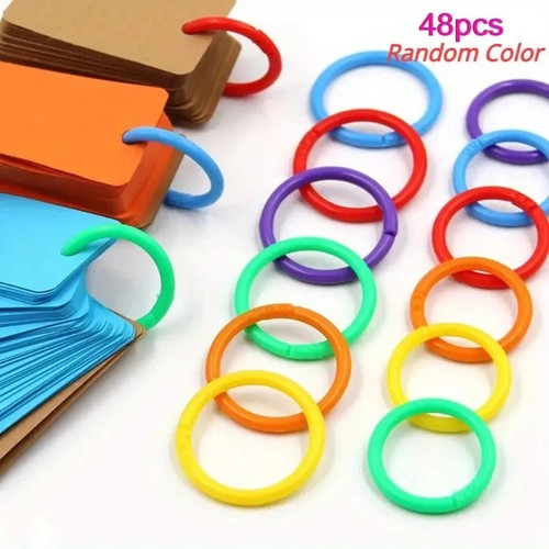 Pcs plastic ring binders - 48,