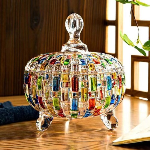 Colorful glass jar - colorful,