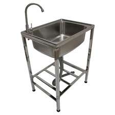 Camping sink stainless steel - sink,