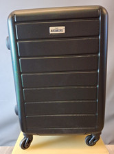 The Ardmore Quality Hard Shell Cabin Travel Case Wheels Lightweight 22" Black C1