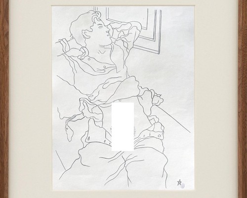 Jean cocteau drawing male - jean,