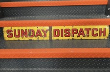 Vintage Enamel Sunday Dispatch