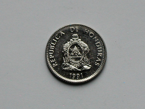 Honduras 1991 centavos coin - honduras,