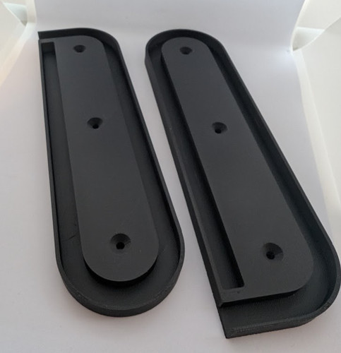 Pair tambour door - tambour, spirals